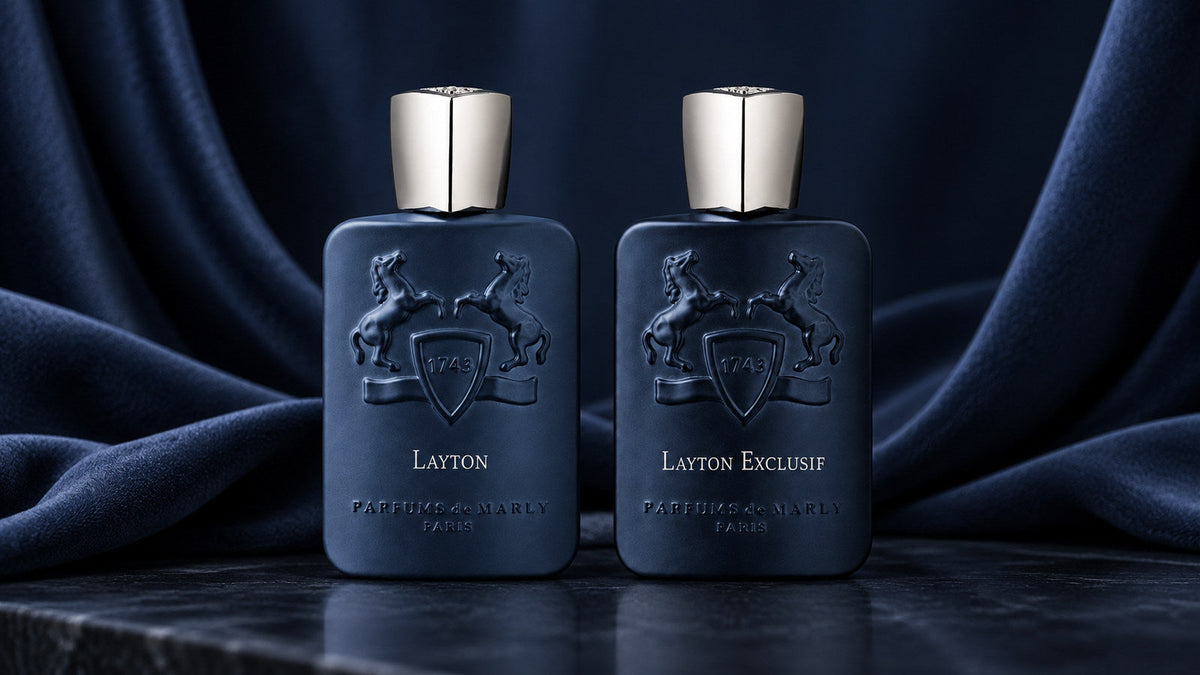 Parfums de Marly Layton a Layton Exclusif vedle sebe