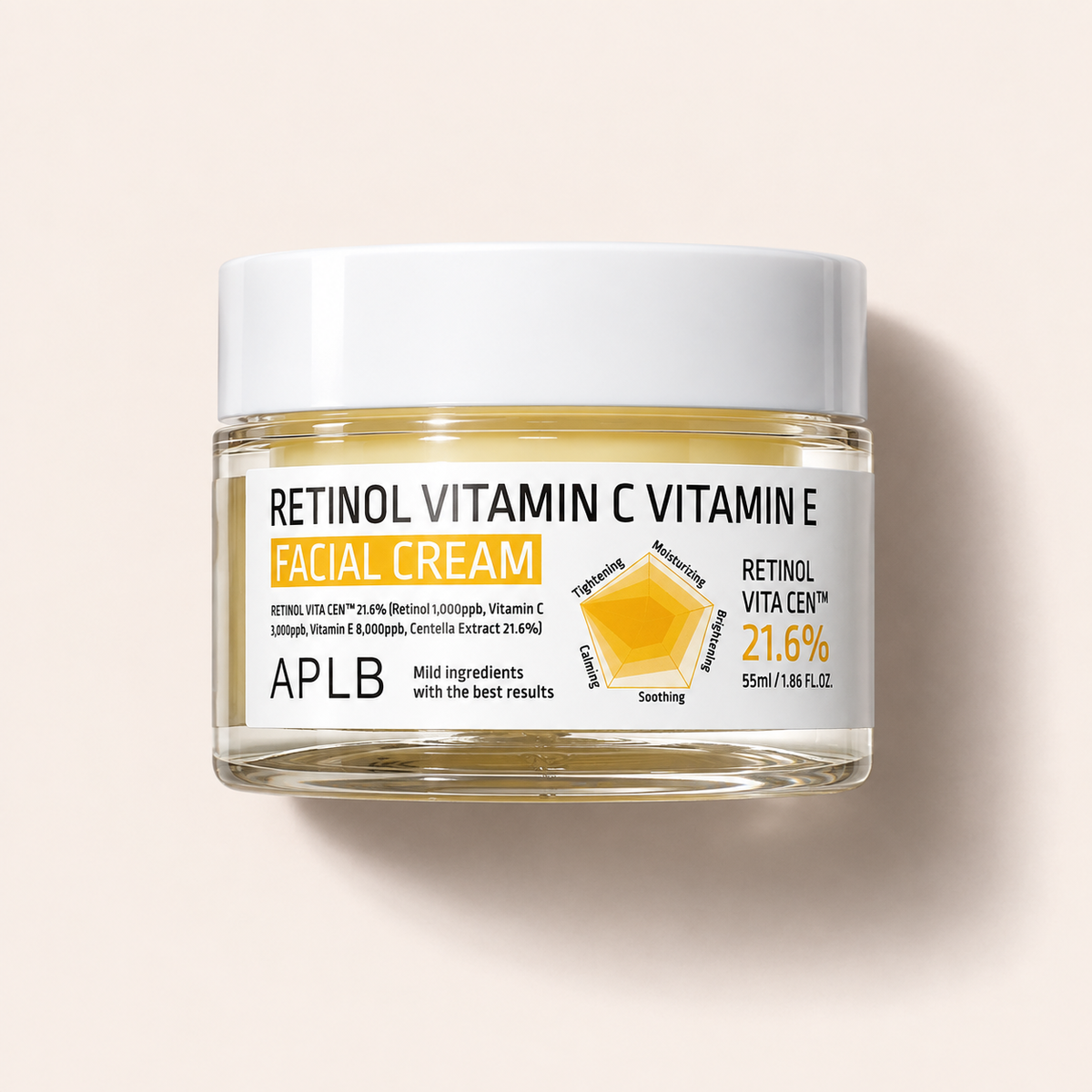 APLB Retinol Vitamin C Vitamin E Facial Cream 55 ml