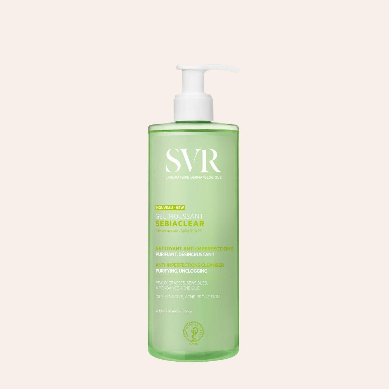 SVR Sebiaclear Gel Moussant 400 ml