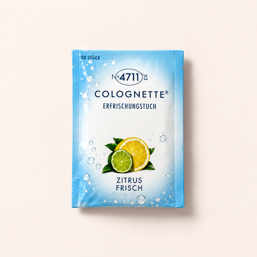 4711 Colognette Refreshing Lemon Tissues 20 ml – čisticí ubrousky – MrRizz