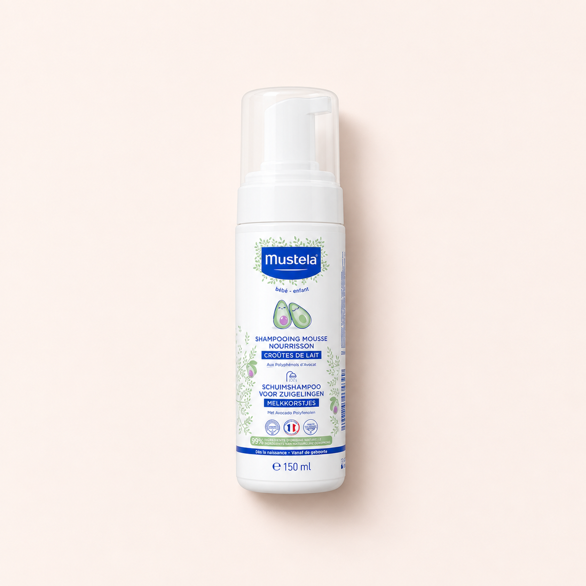 Mustela Bébé Foam Shampoo 150 ml