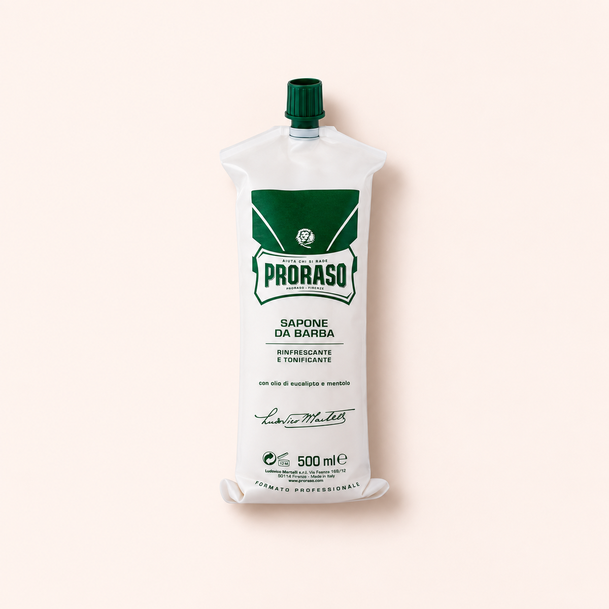 PRORASO Green Shaving Cream 500 ml