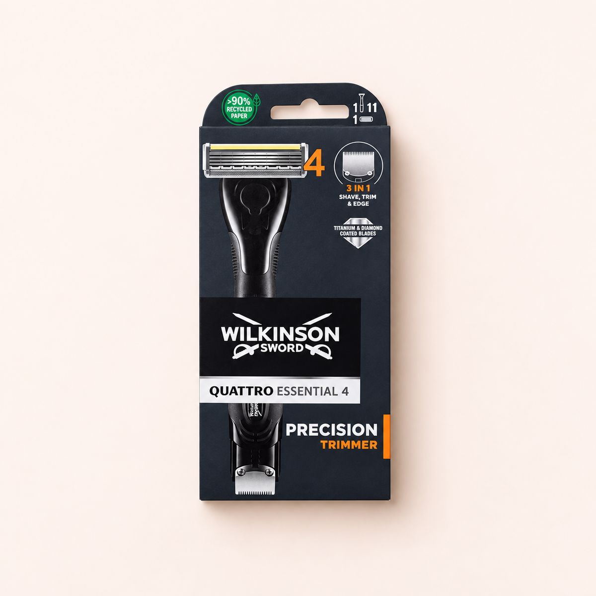 Wilkinson Sword Quattro Essential 4 Precision Trimmer 1 ml