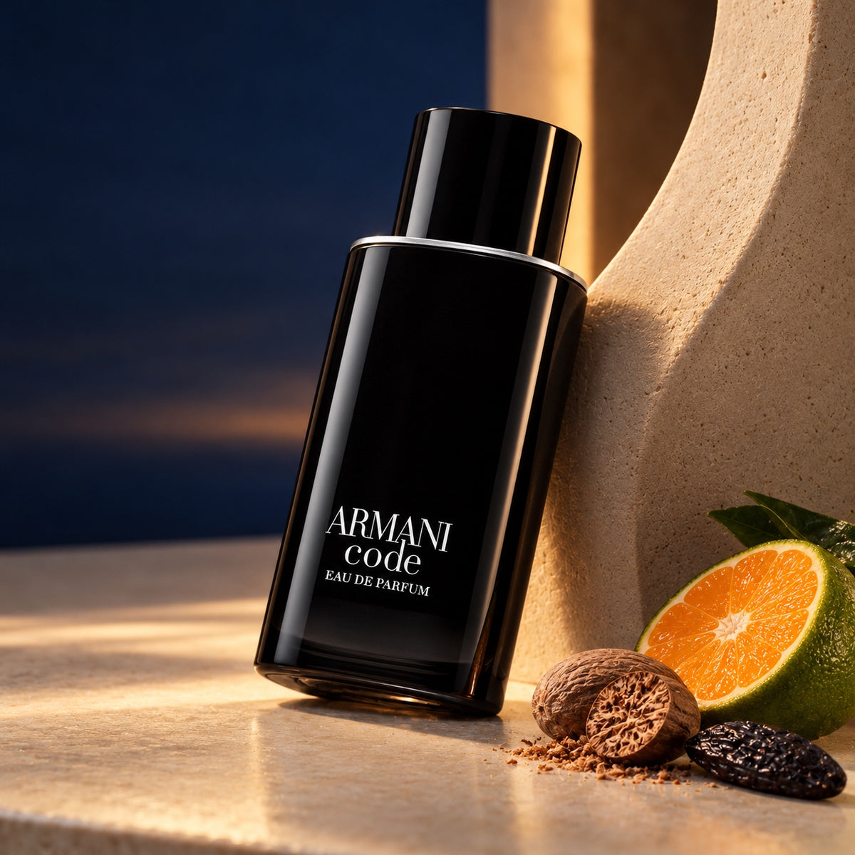Armani Code Eau de Parfum se zelenou mandarinkou, muškátovým oříškem a tonkou – MrRizz