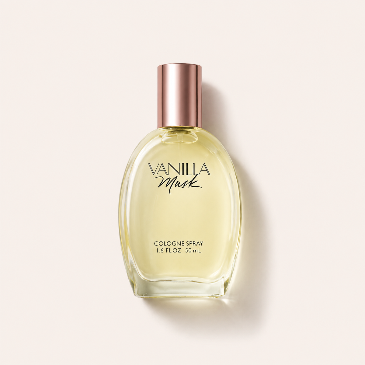 Coty Vanilla Musk, kolínská voda 50 ml v čirém flakonu s měděným víčkem – MrRizz