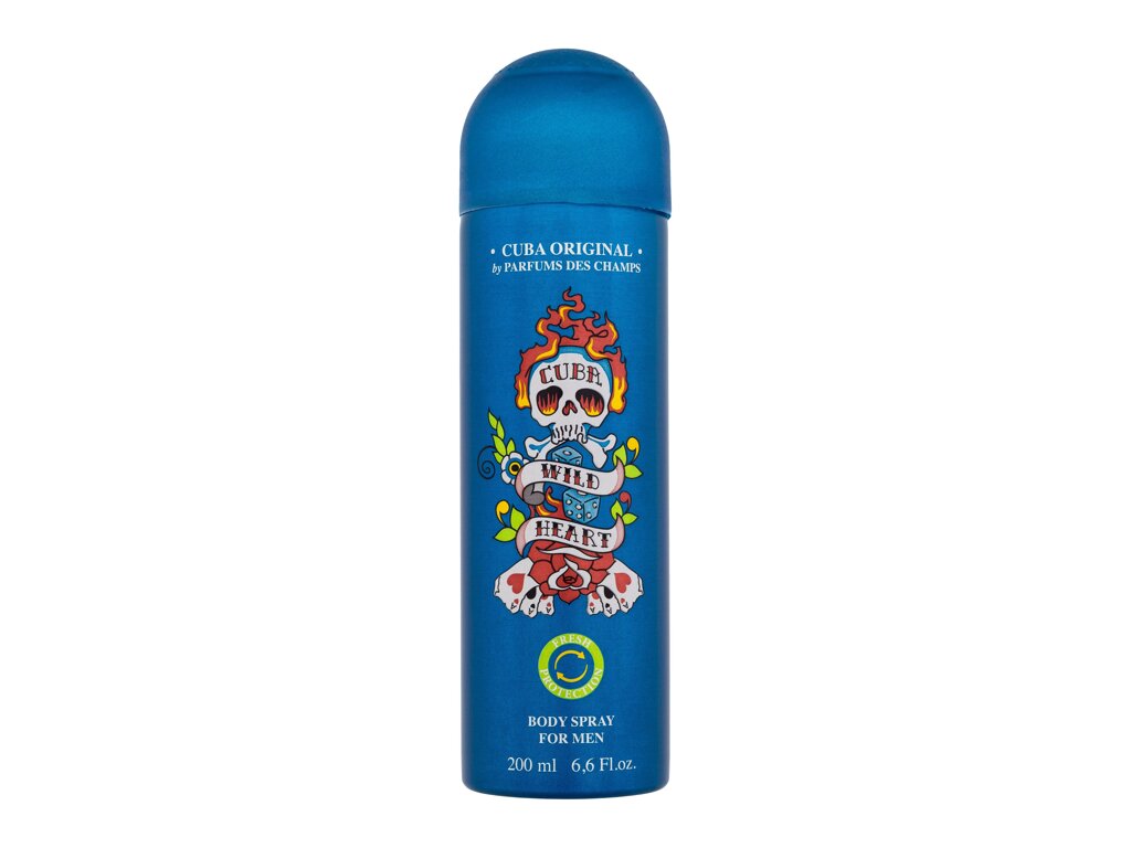 Cuba Wild Heart 200 ml - 200ml - Deodorant