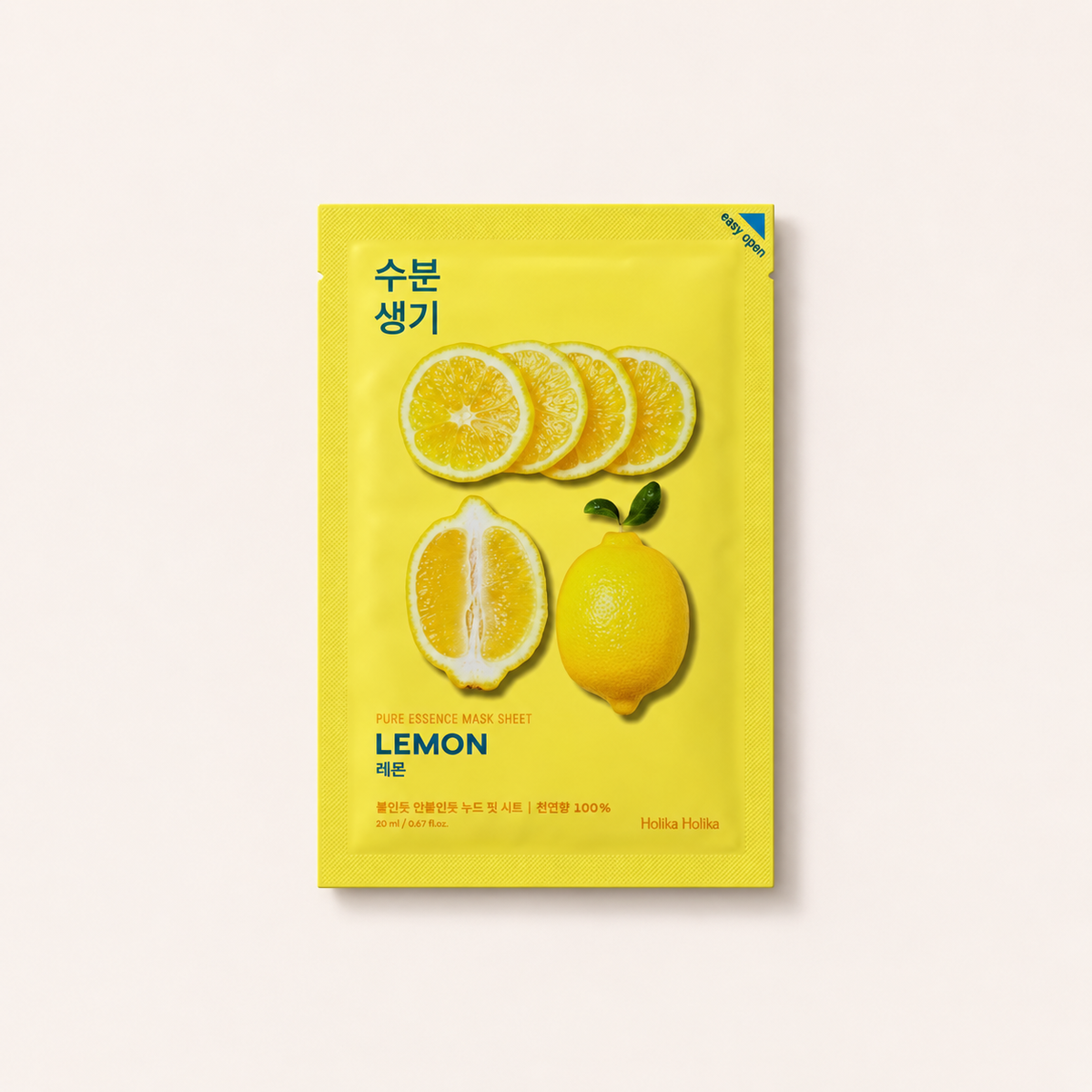 Holika Holika Pure Essence Mask Sheet Lemon 20 ml – pleťová maska – MrRizz
