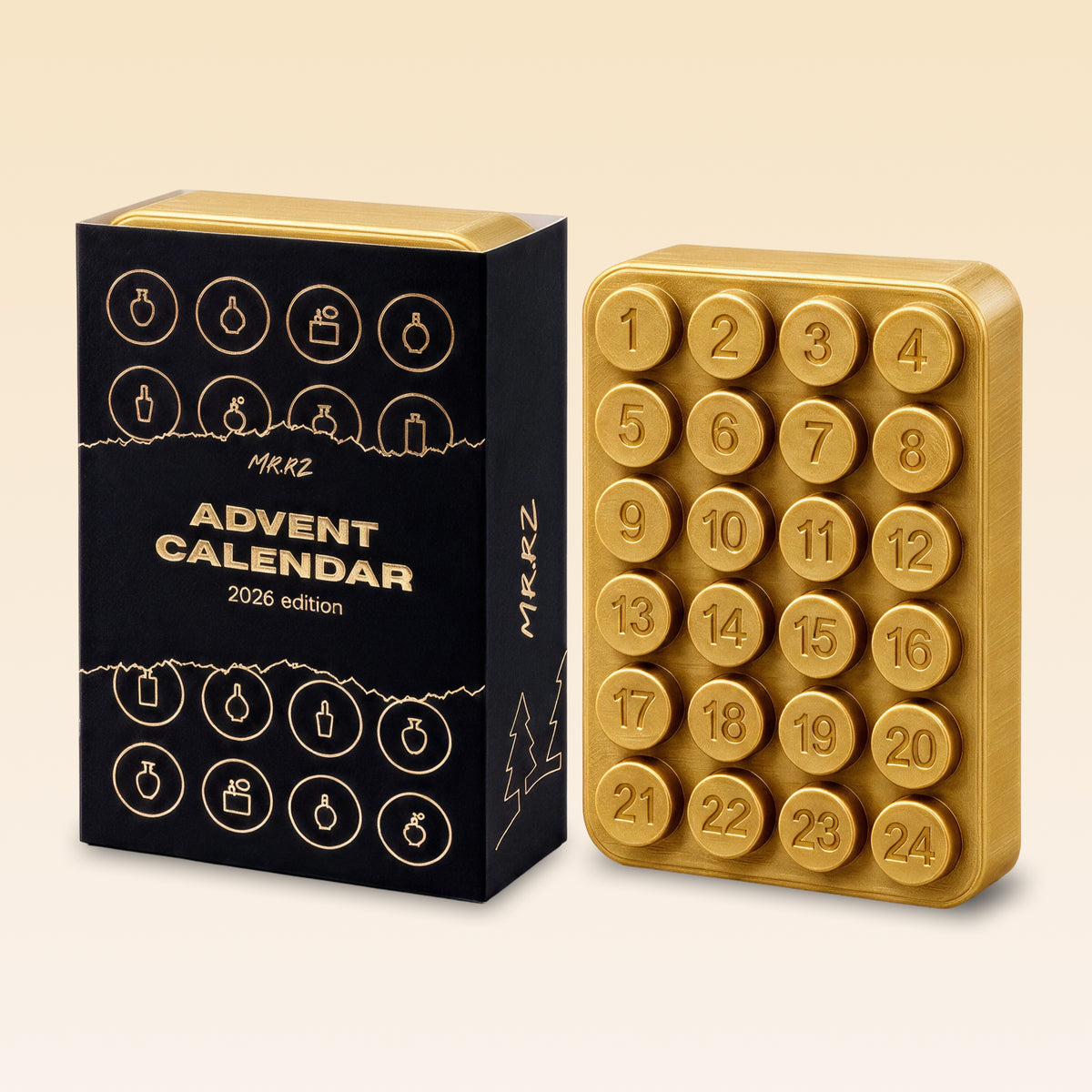 Calendar de Advent cu mostre 2026 | Ediția aurie