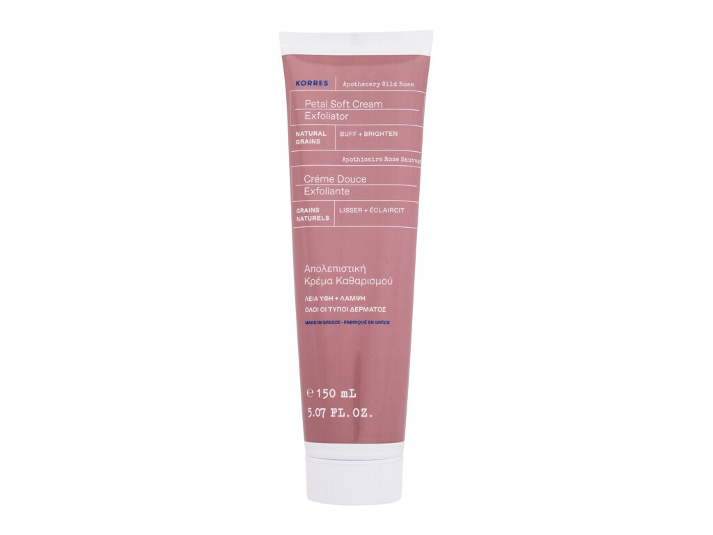 Korres Apothecary Wild Rose Petal Soft Cream Exfoliator 150 ml - 150ml - Peeling