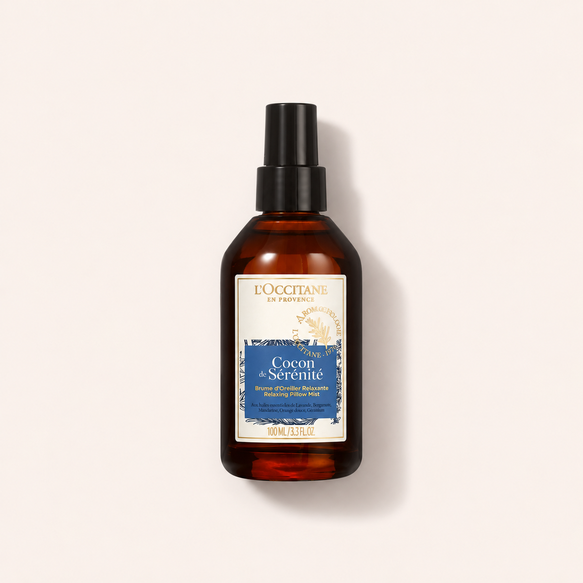 L'Occitane Cocon de Sérénité Relaxing Pillow Mist 100 ml – bytový sprej a difuzér – MrRizz