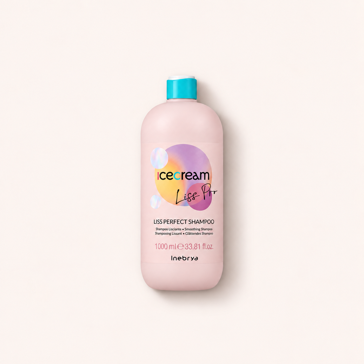 Inebrya IceCreamLissPro LissPerfectShampoo1000ml – titulní produktová fotografie – MrRizz