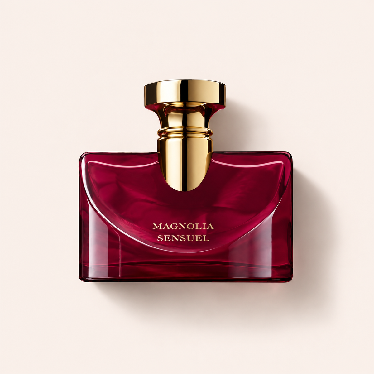 Bvlgari Splendida Magnolia Sensuel EDP 100 ml ve vínově červeném flakonu se zlatým uzávěrem – MrRizz