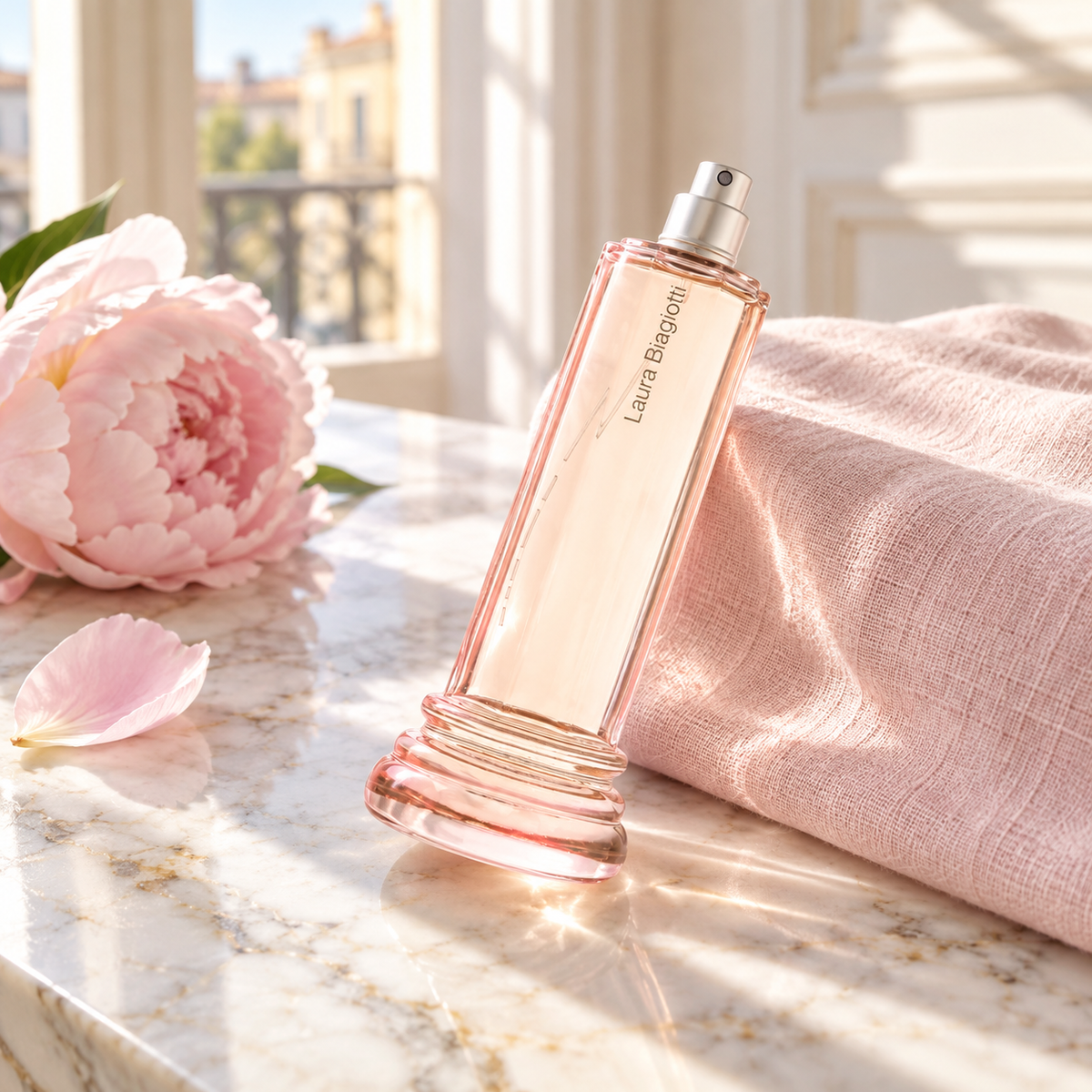 Laura Biagiotti Romamor 100 ml – produkt v prostředí