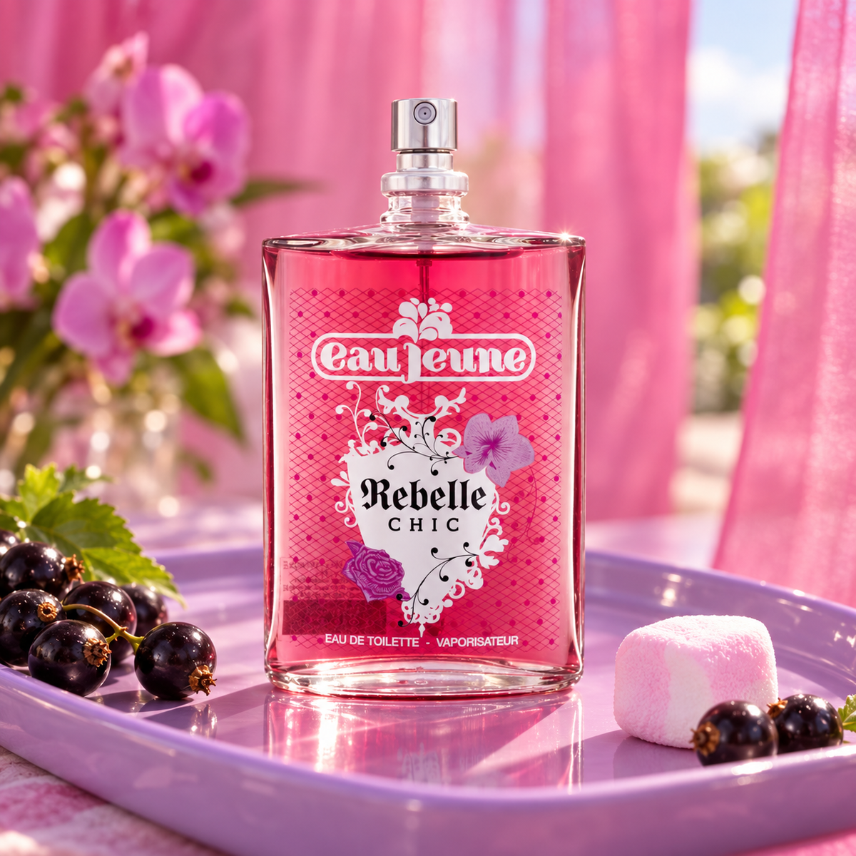 Eau Jeune Rebelle Chic 75 ml – produkt v prostředí