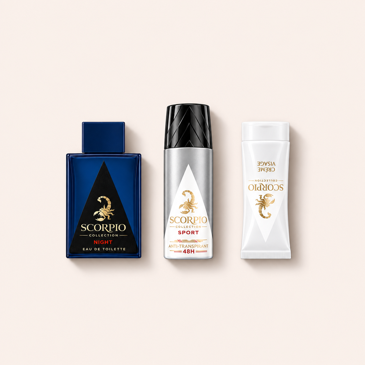 Scorpio Collection Night set EDT 75 ml + antiperspirant Sport 150 ml + cream 50 ml – MrRizz
