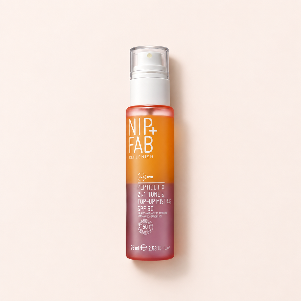 NIP+FAB Replenish 2in1 Tone & Top-Up Mist 75 ml