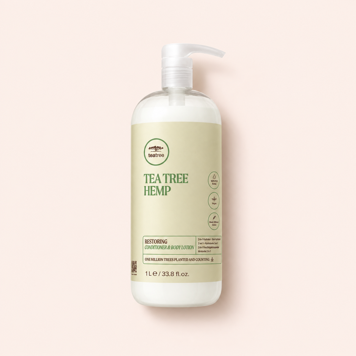 Paul Mitchell TEA TREE Hemp Restoring Conditioner & Body Lotion 1000 ml