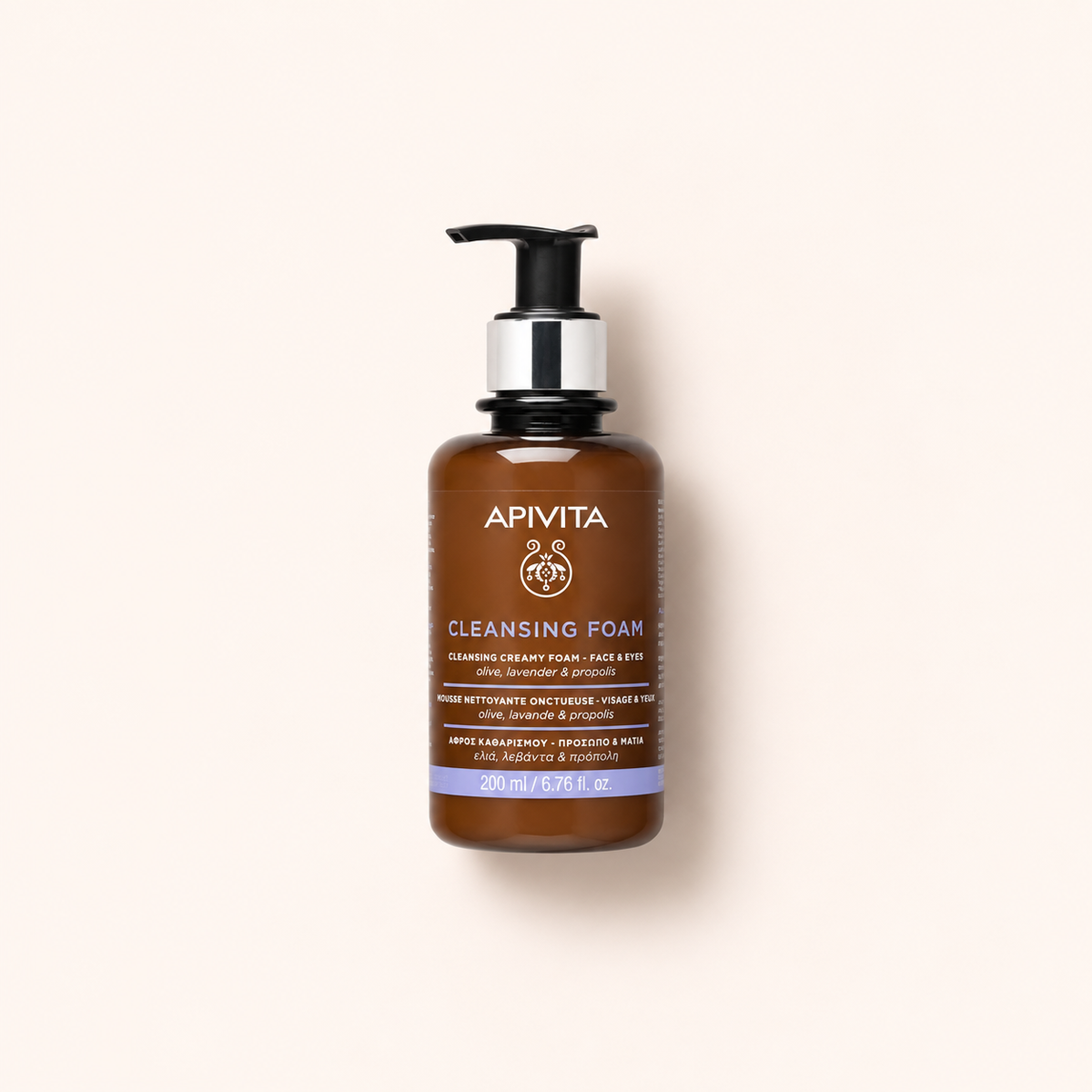 Apivita Cleansing Creamy Foam Face & Eyes 200 ml