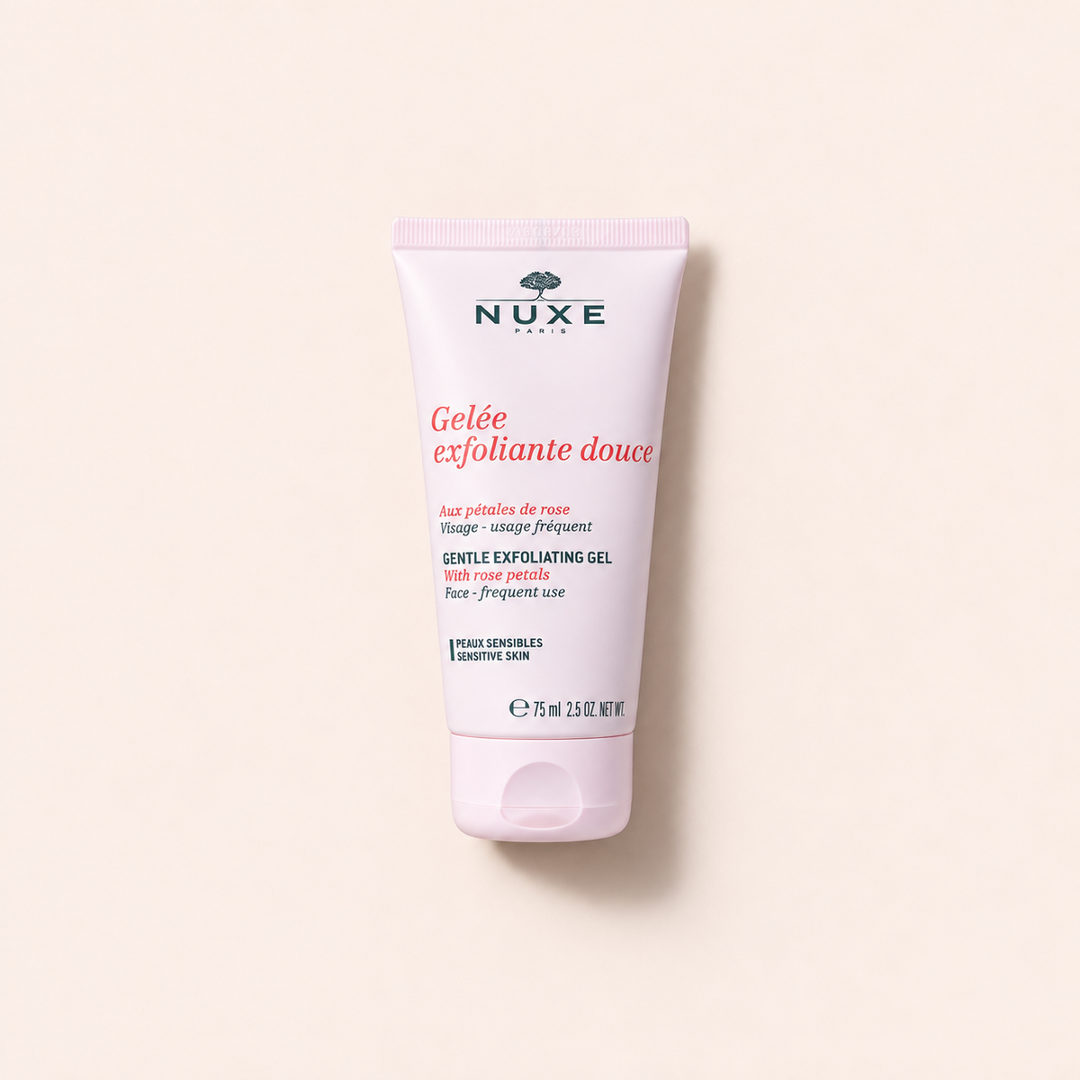 NUXE Rose Petals Cleanser Gentle Exfoliating Gel 75 ml