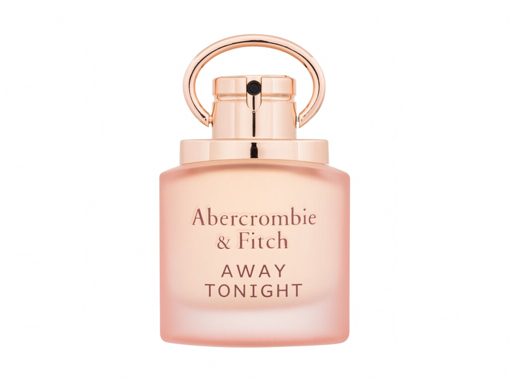 Flakon Abercrombie & Fitch Away Tonight EDP 50 ml na béžovém pozadí – MrRizz