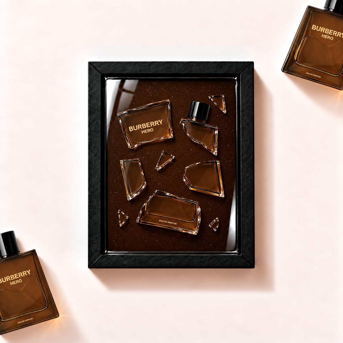 Parfémový obraz Burberry Hero EDP – ilustrační fotografie