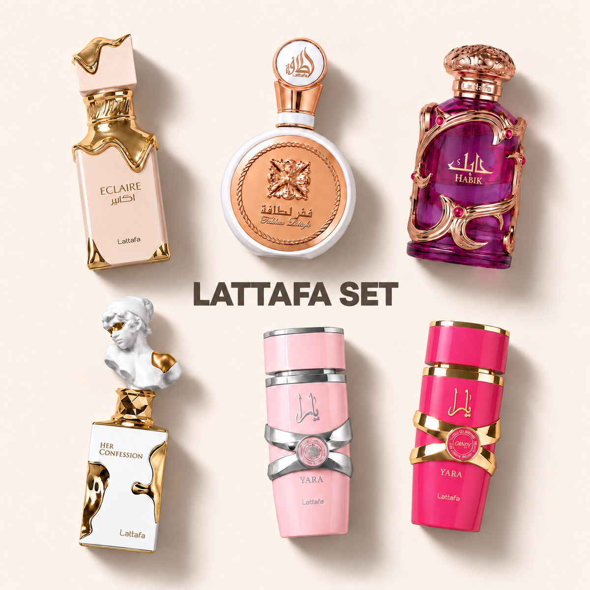 Lattafa – dámský set vzorků parfémů – MrRizz