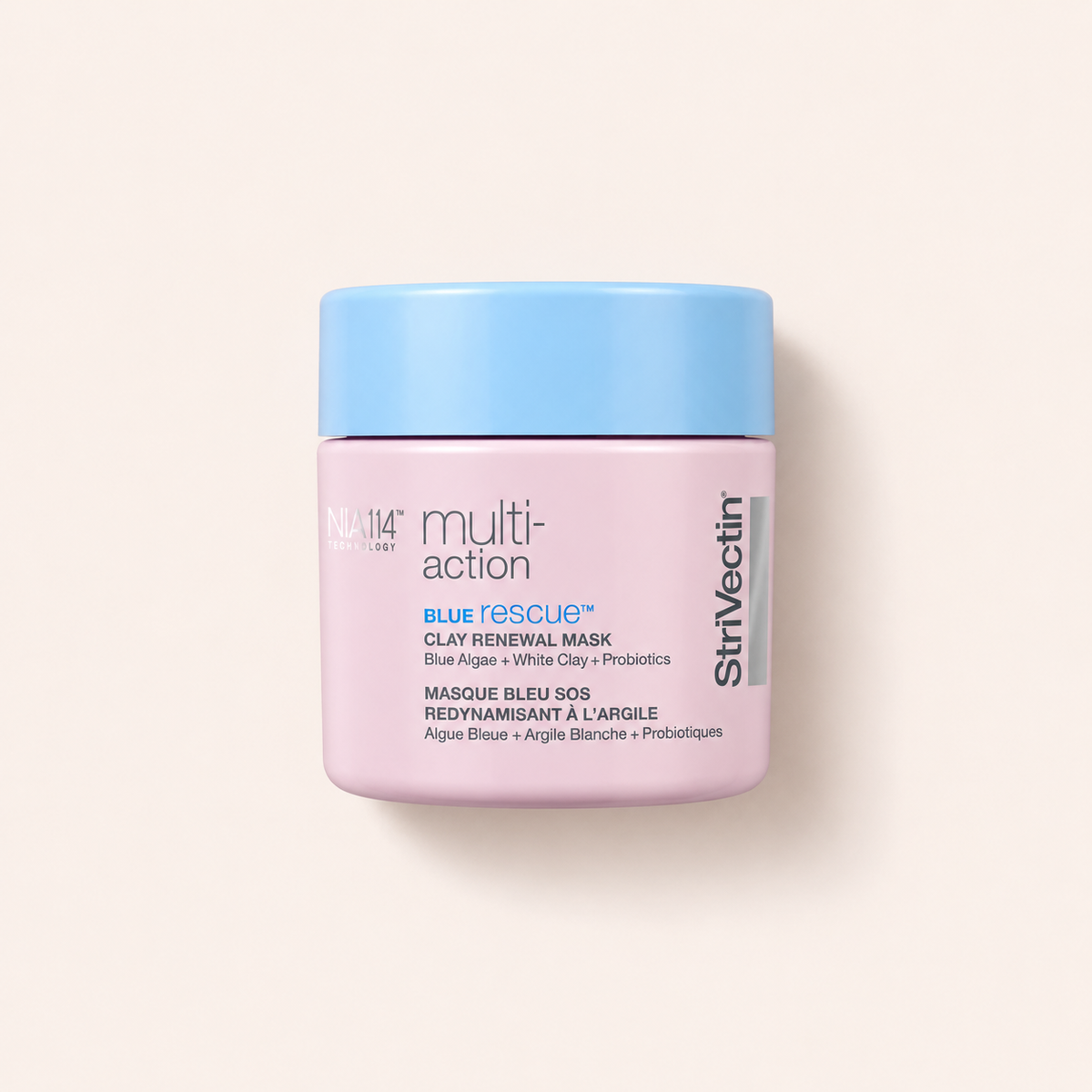 StriVectin Multi-Action Blue Rescue Clay Renewal Mask 94 ml – pleťová maska – MrRizz