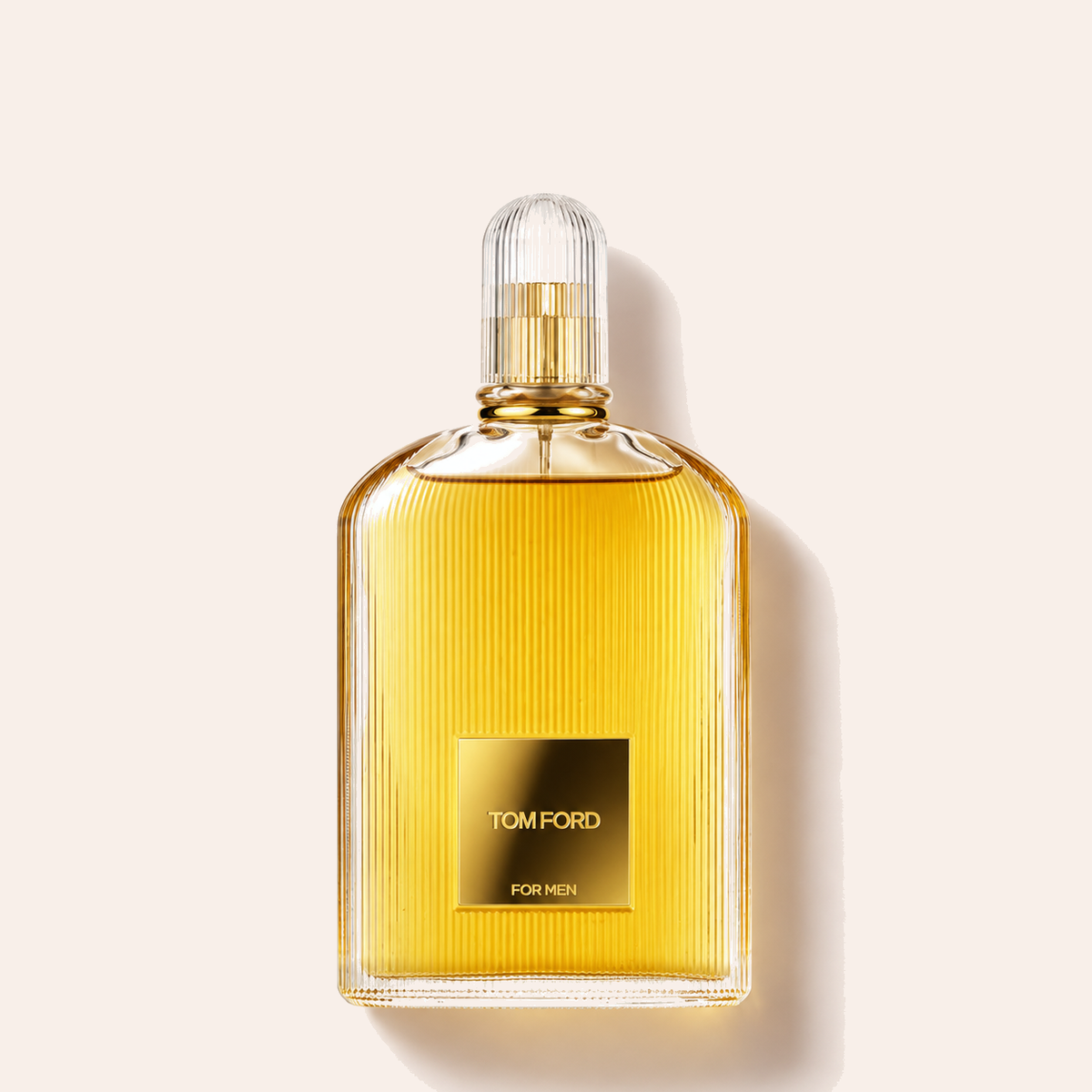 Flakon TOM FORD For Men EDT 100 ml na béžovém pozadí – MrRizz