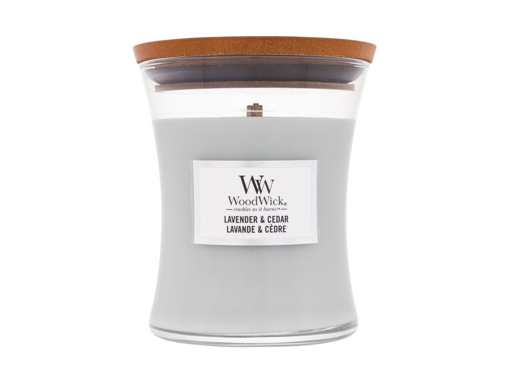 WoodWick Lavender & Cedar 275 ml - 275ml - Vonná svíčka