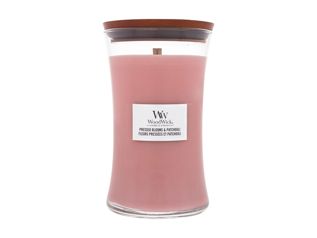 WoodWick Pressed Blooms & Patchouli 610 ml - 610ml - Vonná svíčka