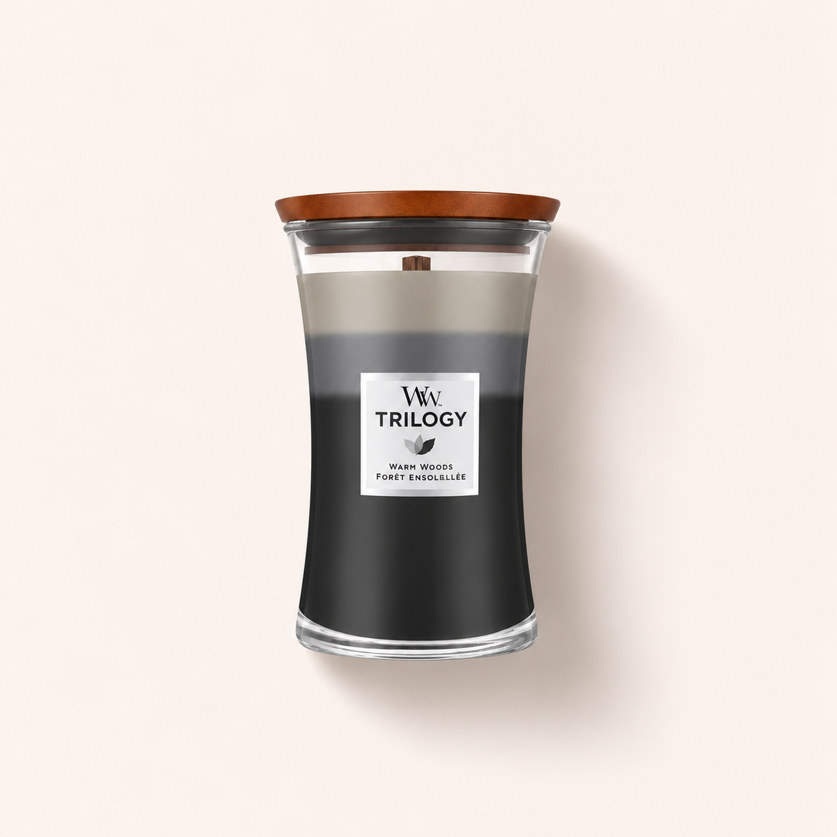 WoodWick Trilogy Warm Woods 275 ml – vonná svíčka – MrRizz