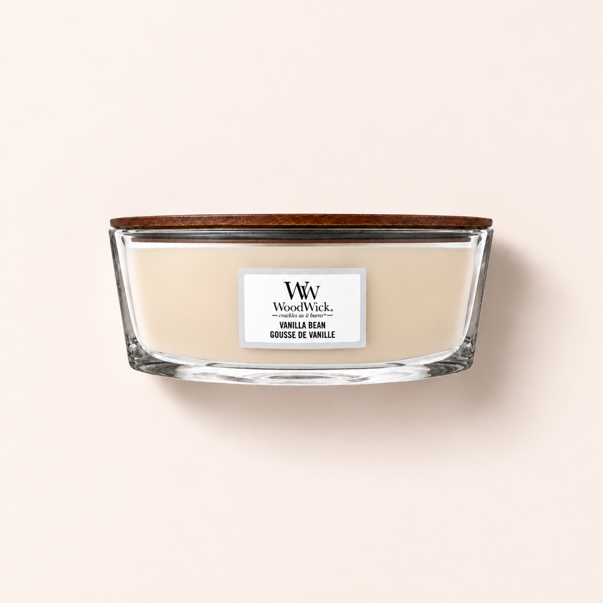 WoodWick Vanilla Bean 453,6 ml – vonná svíčka – MrRizz