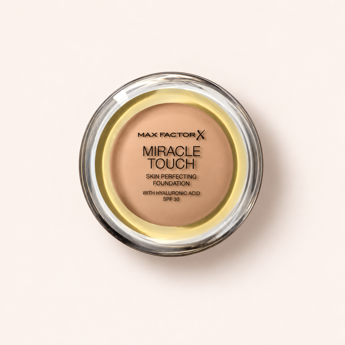Max Factor Miracle Touch, odstín 075 Golden, kompaktní make-up – MrRizz