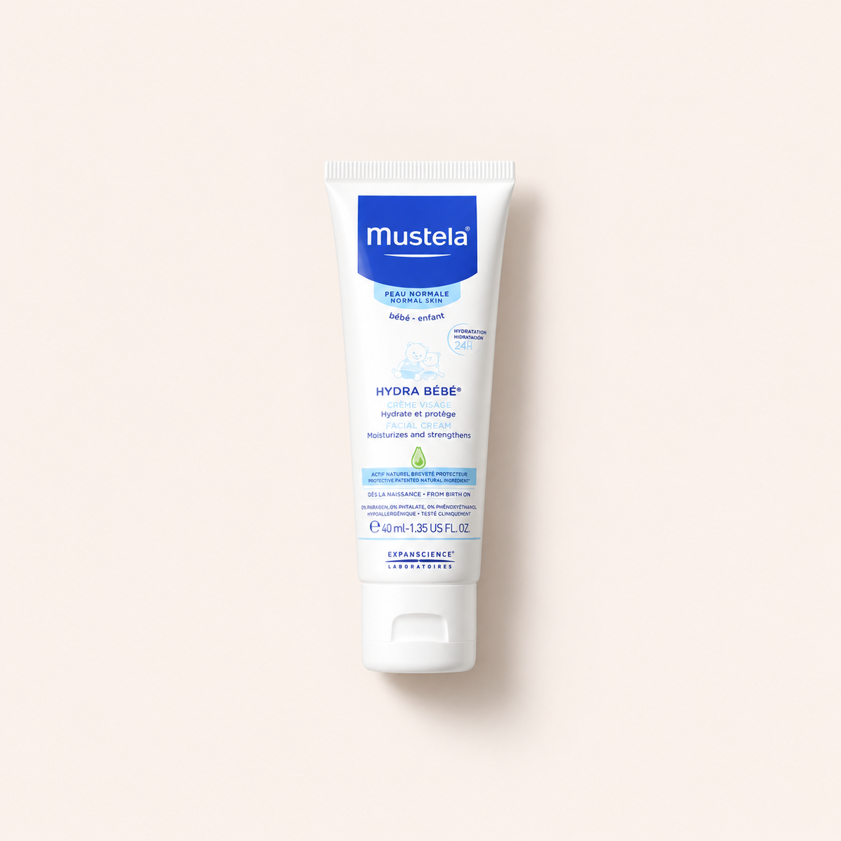 Mustela Hydra Bébé Facial Cream hydratační pleťový krém 40 ml – MrRizz