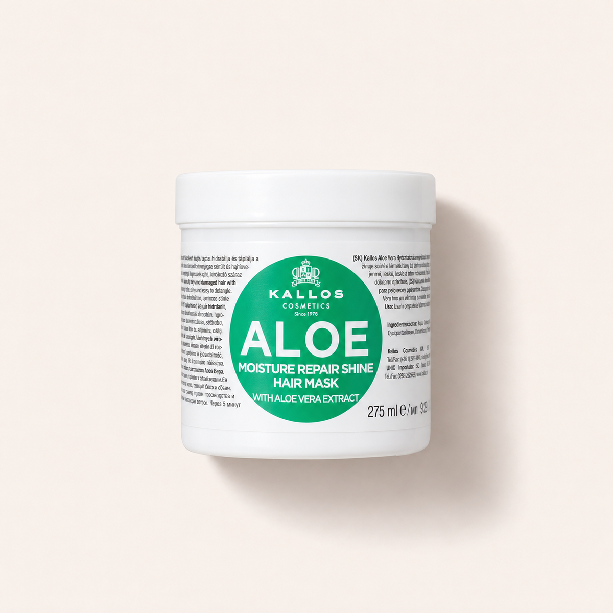 Kallos Aloe Vera hydratační maska na vlasy 275 ml – MrRizz