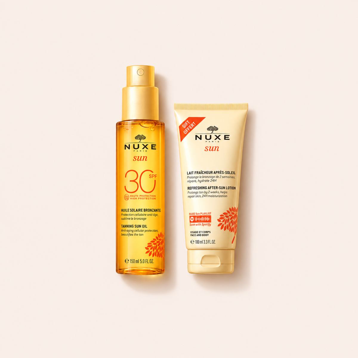 NUXE Sun SPF30oil150ml + aftersun100ml set – MrRizz