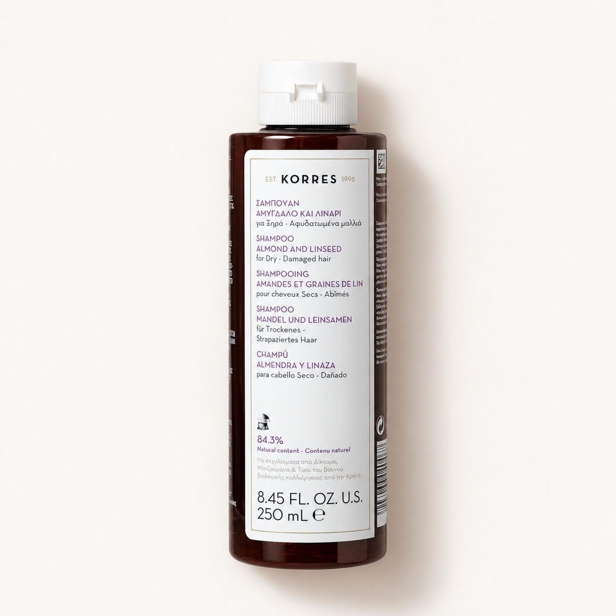 Korres Almond + Linseed Shampoo 250 ml