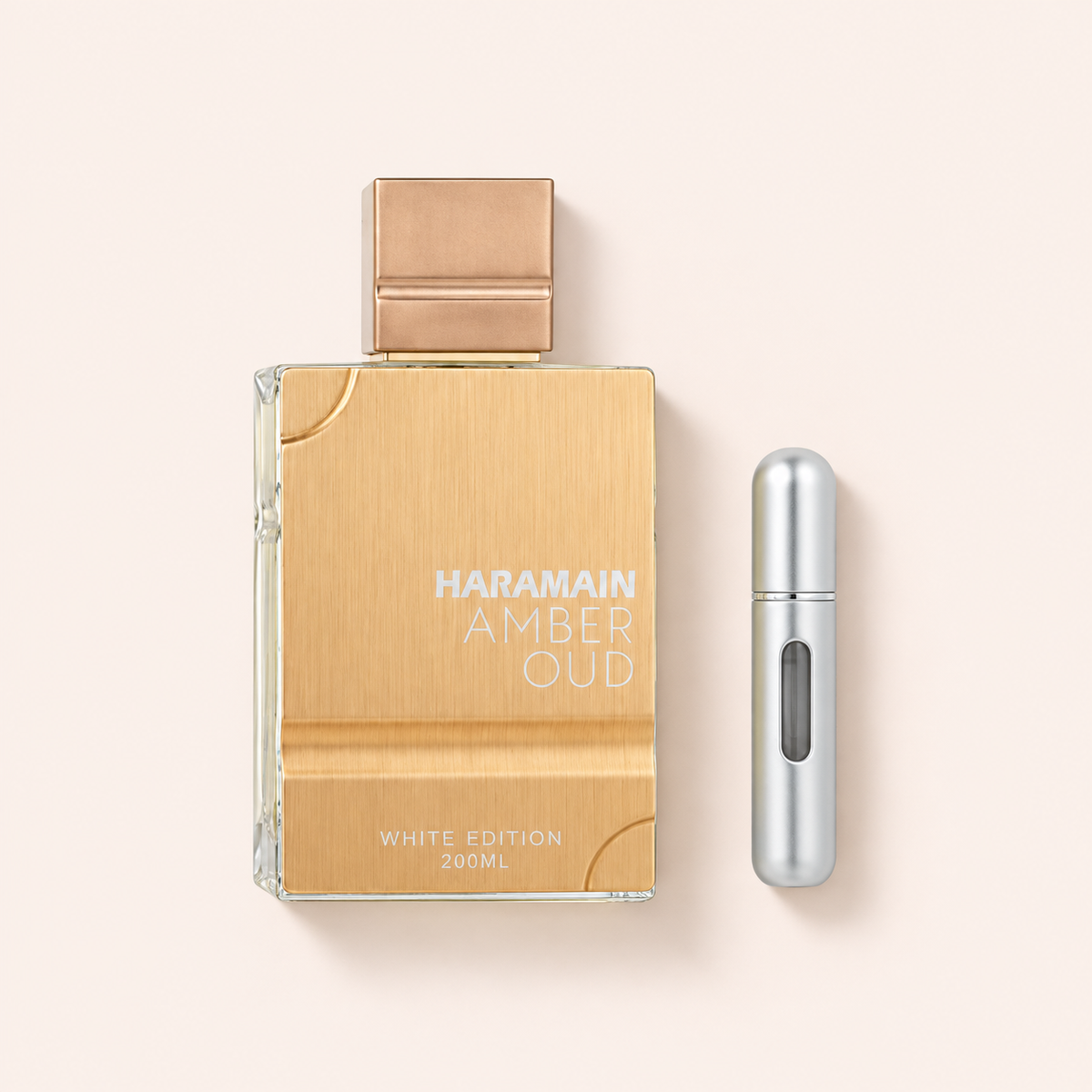 Al Haramain Amber Oud White Edition EDP 200 ml + plnitelný atomizér 10 ml – MrRizz
