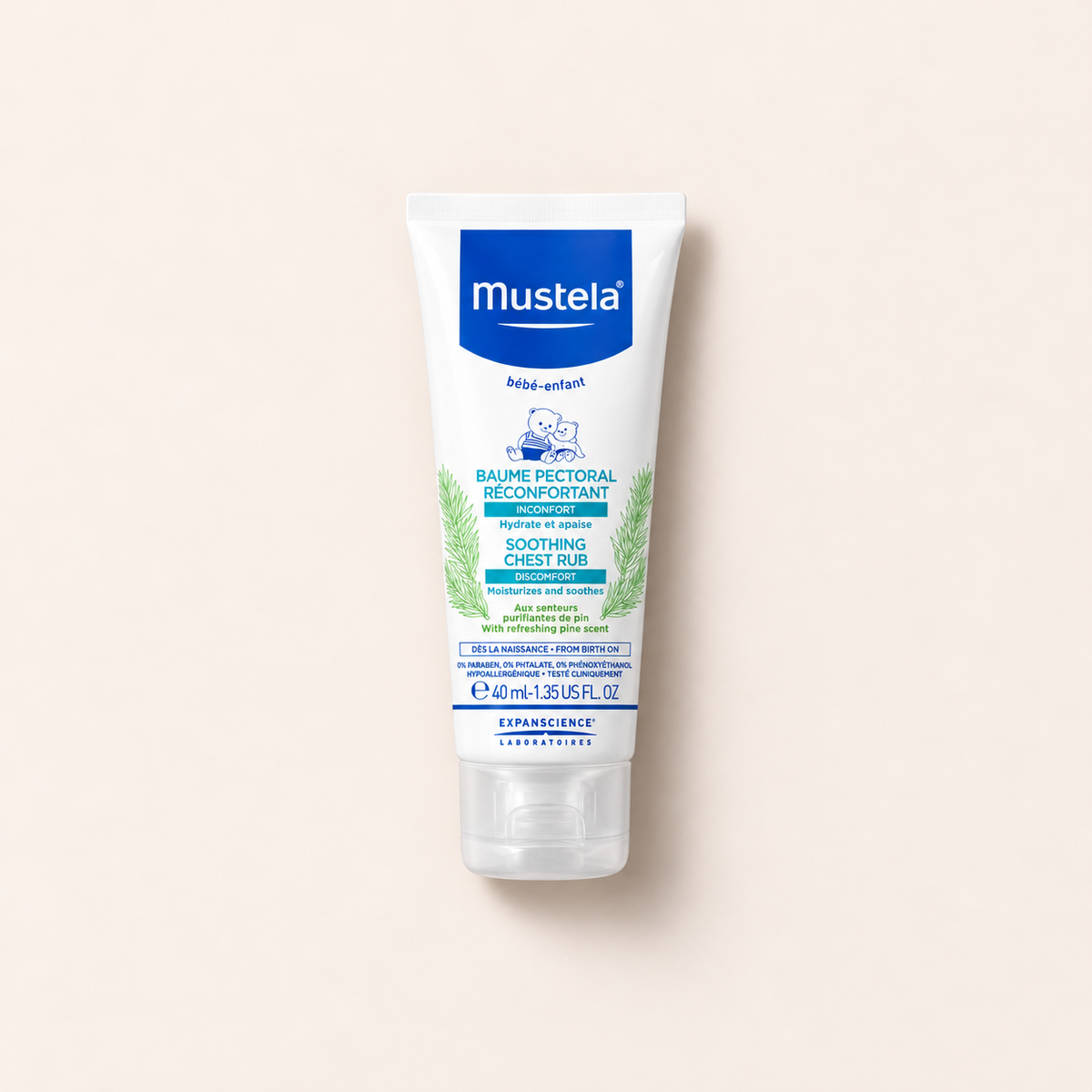 Mustela Bébé, zklidňující balzám na hrudník 40 ml – MrRizz