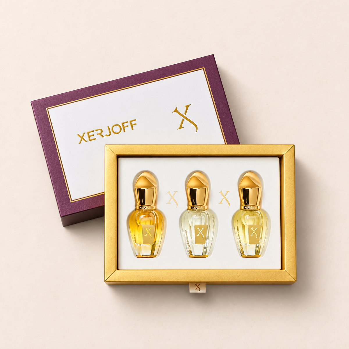 Xerjoff Discovery Set II Muse, Apollonia a Accento Overdose, 3 × 15 ml – MrRizz