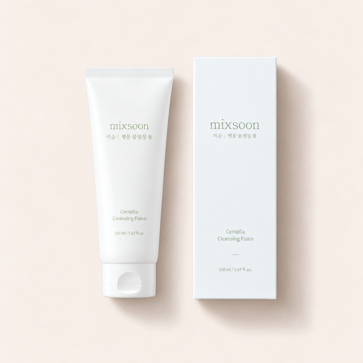 Mixsoon Centella Asiatica Cleansing Foam 150 ml – produkt s obalem – MrRizz