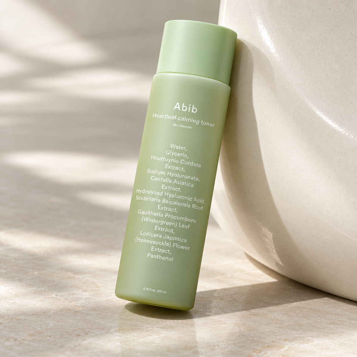 Abib Heartleaf Calming Toner 200 ml – atmosférická fotografie – MrRizz