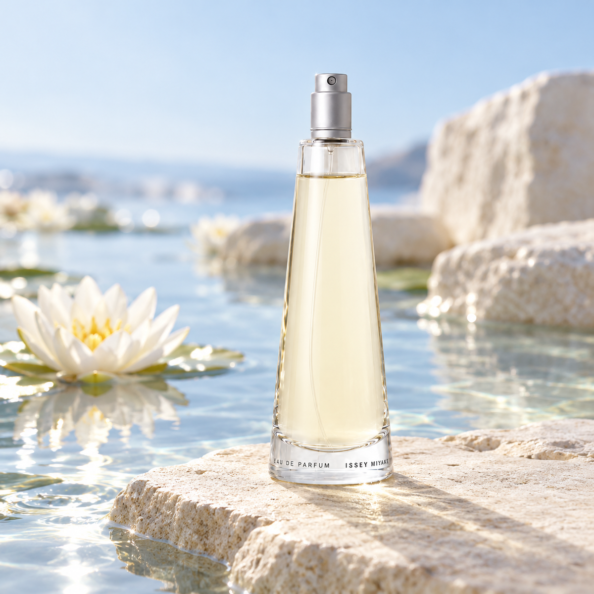 Issey Miyake L'Eau D'Issey 75 ml – atmosférická fotografie – MrRizz