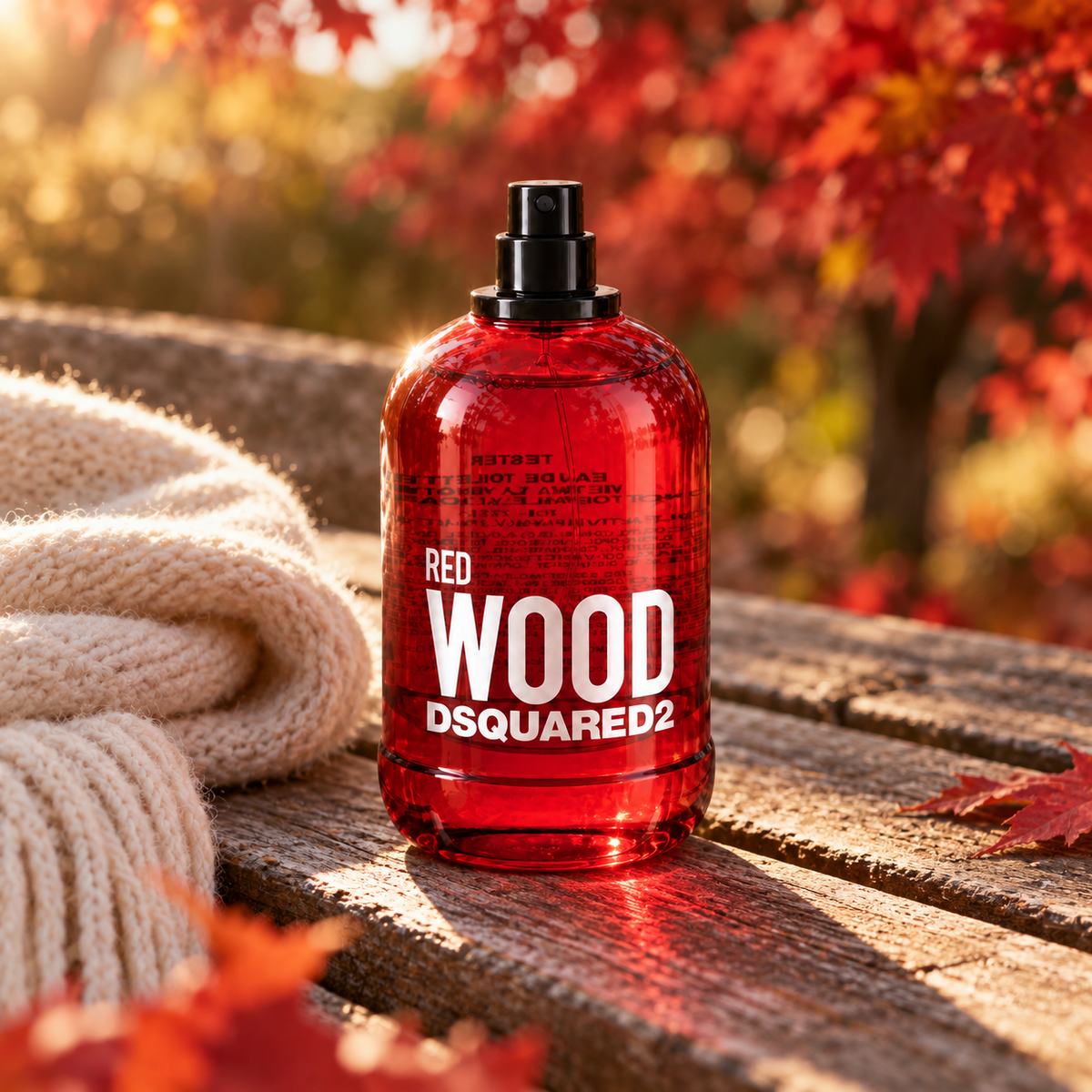 Dsquared2 Red Wood 100 ml – atmosférická fotografie – MrRizz