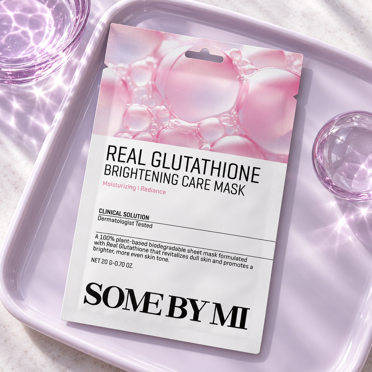 Some By Mi Real Glutathione Brightening Care Mask 20 ml – atmosférická fotografie – MrRizz
