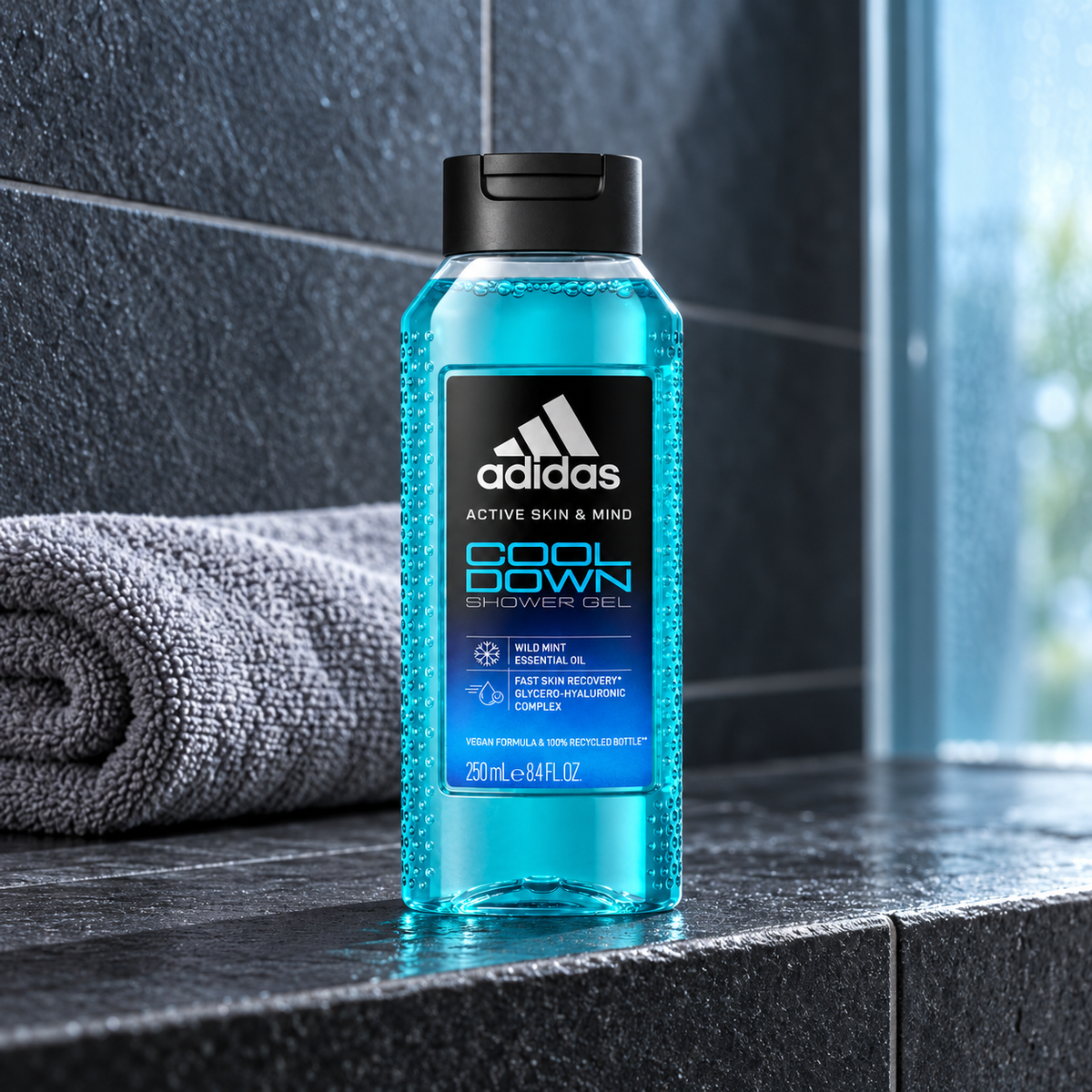 Adidas Cool Down 250 ml – atmosférická fotografie – MrRizz